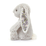 Silver Grey Bunny 'Bloom' by JellyCat SMALL 7 inch