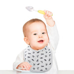 Hakochia Waterproof Baby Bib Super Soft and Absorbent Cotton S 4-Layer Unisex Baby Bandana Bibs With Adjustable Snaps for Boys GirlsFeeding, Teething, Drooling,3-36 Months 10 Pack