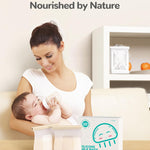 JellyRuru 7 PCS Reusable Breast Milk Storage Bags, 8.5oz 250ml Standard Silicone Breastmilk Freezer Storage Container, Leak-Proof & Self-Standing Milk Bags, Baby Food Bags