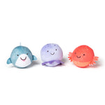Melissa & Doug Rollables Wooden Ocean Slide Infant and Toddler Toy (5 Pieces) Ocean Themed Toys For Toddlers, Early Learning Toys For Infants And Toddlers Ages 1+ - FSC Certified
