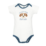 Hudson Baby Infant Boys Cotton Bodysuits 5-Pack, Ruff Being Cute Dog, 3-6 Months