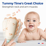 Evoceler Baby Rattles, 2 Pac Dinosaur Rattles & Shaker Toys with Teether, Baby Maracas Sensory Toys for 0+M Babies, Soft Silicone BPA Free, Perfect Size for Grasp, Ideal Baby Boy Girl Toy Gift