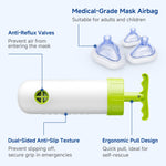 Mumany Choking Rescue Device, FSA HSA Eligible Portable Suction Rescue Device First Aid Kit for Kids and Adults, Portable Airway Suction Device-Home Kit