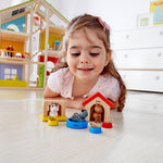 Hape Family Pets Wooden Dollhouse Animal Set