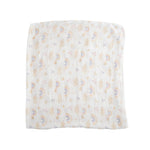 Little Unicorn – Rainbows & Raindrops Deluxe Swaddle | Single | 100% Rayon Muslin from Bamboo | Super Soft | Newborns and Infants | Large 47” x 47” | Machine Washable