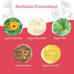 Earth Mama Simply Non-Scents Baby Lotion for Dry Skin, Calendula Cream, Skin Care for Kids, Organic Moisturizer, Unscented Lotion with Aloe, Rooibos, & Shea Butter, 8-Fl oz