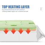 Newborn Diapers Diaper Wipe Warmers, Baby Warmer, Portable Wet Tissue Heater for Home Baby Wipes(Green)