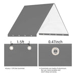 Playset Canopy Replacement,52“ x 90” Swing Set Replacement Tarp,Playground Canopy Replacement,Swing Set Canopy Replacement,Outdoor Swingset Shade Kids Playground Roof Canopy Sunshade Tent Cover