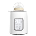 Bottle warmer with digital display on a white background