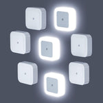 Sujeet Night Light, Night Lights Plug into Wall 8-Pack, Plug in Night Light, Dusk to Dawn Nightlight Led Night Lights for Bedroom, Bathroom, Hallway Warm White