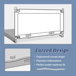 JWPEHOE 3-Piece Bed Rail for Toddlers with Headboard Rod, Adjustable Baby Bed Rail Guard, Twin/Full/Queen/King Size Bed (3, 78.7 * 78.7 * 59 Inch- Queen Size)