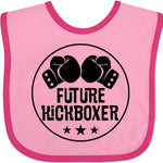 inktastic Kickboxing Future Kickboxer Baby Bib