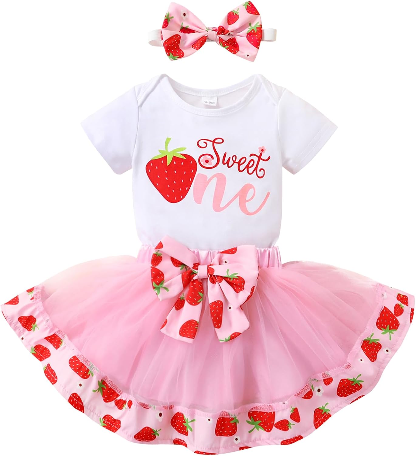 Newborn Baby Girls My 1st Birthday Dress Infant Shiny Printed Sequin Bowknot Tutu Princess Dress