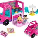 Fisher-Price Little People Barbie Toddler Toy Cupcake Truck Musical Playset with 9 Pieces for Pretend Play Kids Ages 18+ Months (Amazon Exclusive)