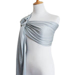 Vlokup Baby Water Ring Sling Carrier | Lightweight Breathable Mesh Baby Wrap for Infant, Newborn, Kids and Toddlers | Perfect for Summer, Swimming, Pool, Beach | Great for Dad Too Light Gray