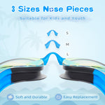 Freela 2 Pack Kids Swim Goggles for 3-14, Toddler Boys Girls Swimming Goggles Anti Fog UV Protection No Leaking