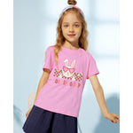 Baby Girl Happy Easter T Shirt Toddler Baby Cute Glasses Bunny Graphic Shirt Kids Rabbit Tees Tops 2T