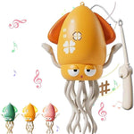 Magic Dancing Octopus Toy - Smart Obstacle-Dodging Robot with LED Light Show & Music, USB Rechargeable Tummy Time Squid Toy for Baby | Electric Crawling Octopus | Interactive Gift for Kids 3+ (Green)