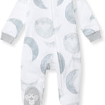 Burt's Bees Baby Baby Girls Pajamas, Zip Front Non-Slip Footed Sleeper Pjs, 100% Organic Cotton