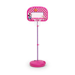 Delta Children - Disney Minnie Mouse Kids Basketball Hoop Set, Height Adjustable Toddler Basketball Goal with Stand, Indoor Outdoor Sports Toy, Includes Ball and Pump, Pink