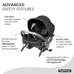 Peg Perego Primo Viaggio Urban Mobility-Baseless Infant car seat with Latch-True Black