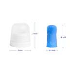 Ubbi Baby Silicone Finger Toothbrush with Storage Case, Food-Grade Platinum Silicone, Oral Care for Infants and Babies, 2 Pack, Polaris Blue