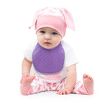Hakochia Waterproof Baby Bibs Organic Cotton Soft Absorbent Baby Bandana Drool Bibs With Adjustable Snaps for Girls Teething and Drooling 3-36 Months