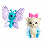 Barbie A Touch of Magic Fashion Doll, Malibu with Wing-Detailed Dress, 7-inch Long Colorful Hair, 2 Fantasy Pets & Accessories