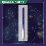 Kaco FIRST Gel Ink Pens, Pack of 2 Pieces Cute Heart Pen Set with Extra 4 Black Refills Holiday Gifts (2 Purple)