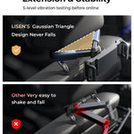 LISEN Tablet iPad Holder for Car Mount Headrest Must Have, iPad Car Holder Back Seat Travel Accessories Long Road Trip Essentials for Kids Black