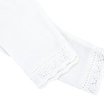 Lilax Baby Girls' Knit Long Sleeve Button Closure Bolero Cardigan Shrug 3-6 Months White
