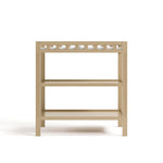 Storkcraft Morningside Changing Table (Driftwood) – GREENGUARD Gold Certified Baby Changing Table, Includes Waterproof Diaper Changing Pad, Easy 30-Minute Assembly, 2 Open Shelves for Storage