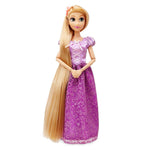Disney Store Official Disney Princess Classic Doll (Rapunzel from Tangled), 11 Inches, Includes Brush with Molded Details, Fully Posable Toy in Classic Outfit - Disney Princess Toys for Girls