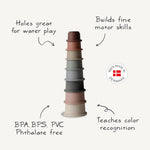 mushie Stacking Cups Toy | Made in Denmark (Original)