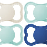 MAM Air Pacifier for Babies 16+ Months, Extra Air Flow for Sensitive Skin, Developed with Medical Experts, BPA-Free Skin Soft Silicone, 4 Count, Made in Europe