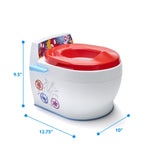 The First Years Spidey and his Amazing Friends Potty Training Toilet - 2-in-1 Potty & Removable Toddler Toilet Seat Attachment with Flush Sounds - Includes Anti-Splash Seat and Non-Slip Grip