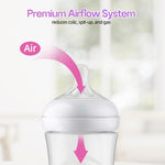 4 Packs Silicone Bottle Nipples Compatible with Philips Avent Natural Bottle, Replacement Bottle Nipple BPA-Free, No Spill, Anti-Colic, 6+ Month (Flow 5)