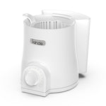 White humidifier with 'kinde' branding on a white background