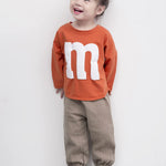 BULINGNA Cute Toddler Kids Baby Boy Girl Casual Eelastic Harem Long Pants Bloomers (Coffee, 2-3 Years)