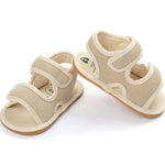 OAISNIT Baby Girls Boys Sandals Premium Breathable Anti-Slip Rubber Sole Infant Summer Outdoor Shoes Soft Toddler First Walkers (3-6 Months Infant, A-Khaki)