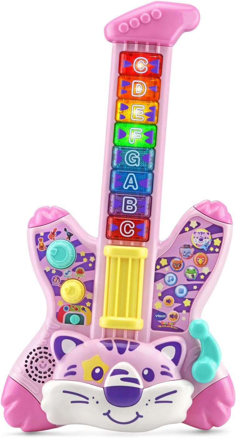 VTech Zoo Jamz Tiger Rock Guitar, Pink