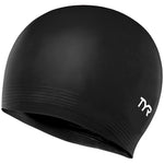 TYR Latex Swim Cap for Men and Women, Recreational Swimming Hat, Lightweight Hair Protection and Drag Reduction
