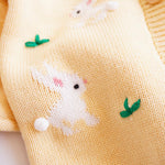 chengchuang Baby Toddler Girls Cardigan Sweater Knit Chunky Crewneck Long Sleeve Open Front Sweater Coat Fall Winter Clothes D-Yellow