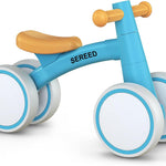 SEREED Baby Balance Bike for 1 Year Old Boys Girls 12-24 Month Toddler Balance Bike, 4 Wheels Toddler First Bike, First Birthday Gifts