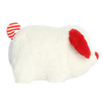 Aurora® Festive Spudsters™ Candy Cane Pup™ Stuffed Animal - Round Shape Makes for Comforting Cuddles - Perfect for Holiday Decorations or Gifts - White 11 Inches