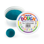 Hygloss Play Modeling Dough - 1lb. - Easter Basket Stuffer - Unscented Dough - Safe & Non-Toxic for Kids Arts & Crafts - Party Favors - Classroom Supplies, Turqoise