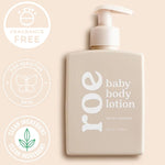 Roe Wellness- Baby Lotion Moisturizer Fragrance-Free | Great For Sensitive Skin Lightweight Moisturizing Lotion | For Babies, Infants, Kids and More
