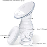 CMBEAR Manual Breast Pump,4oz 100ml Food Grade Silicone,Soft and Comfortable Breast Milk Collection, Nusring Care for Breast Feeding Mom…
