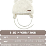 Duoyeree Kids Baby Hat Soft Warm Cable Knit Beanie Toddler Girl Fall Winter Hats