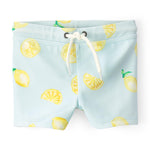 Carter's Boy 2-Piece Rashguard Trunk Set, Yellow, 6M